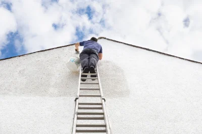 Peinture extérieure au Puech — façades et ravalement